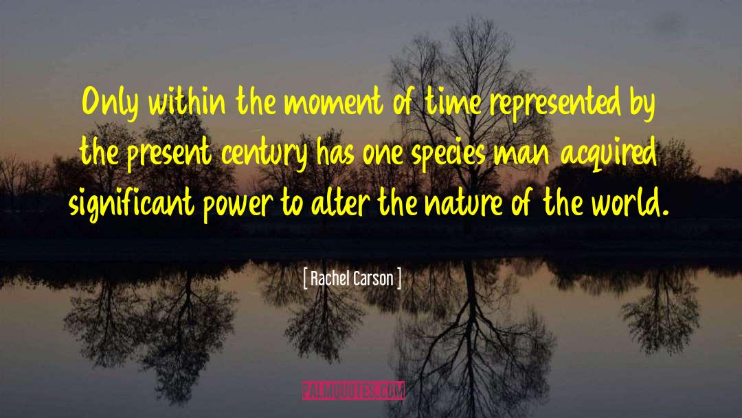 Sacrament Of The Present Moment quotes by Rachel Carson