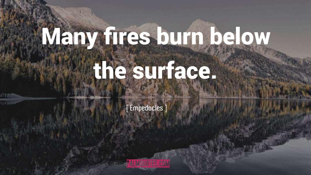 Sacred Fire quotes by Empedocles