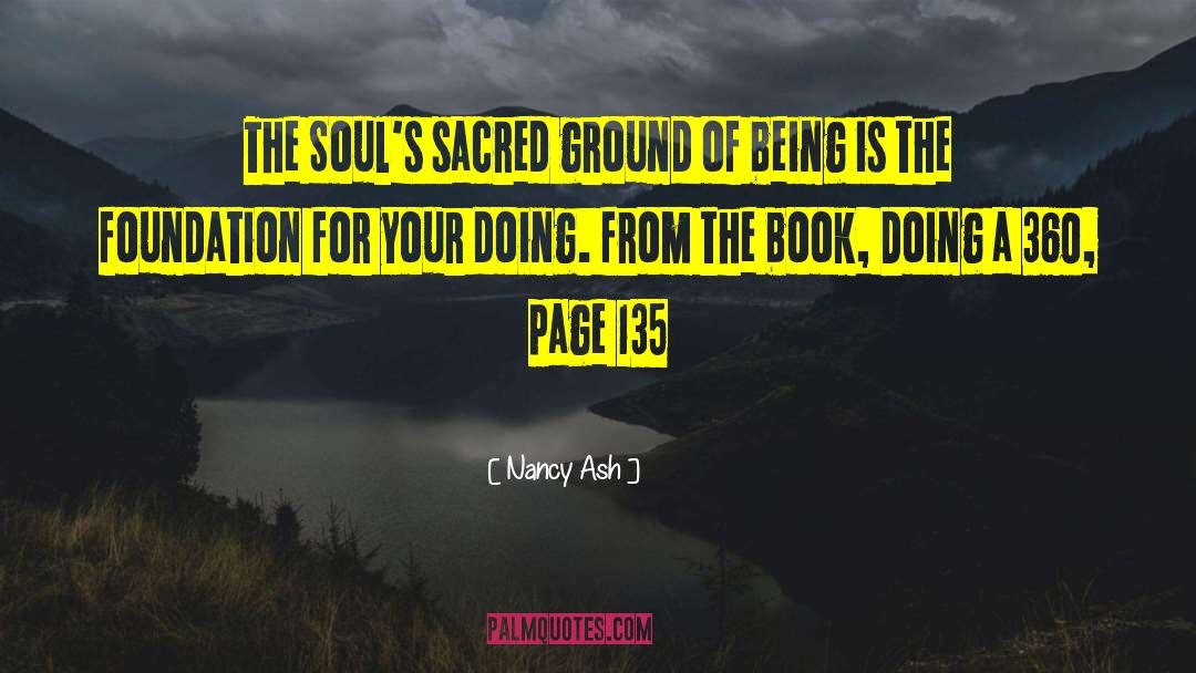 Sacred Ground quotes by Nancy Ash