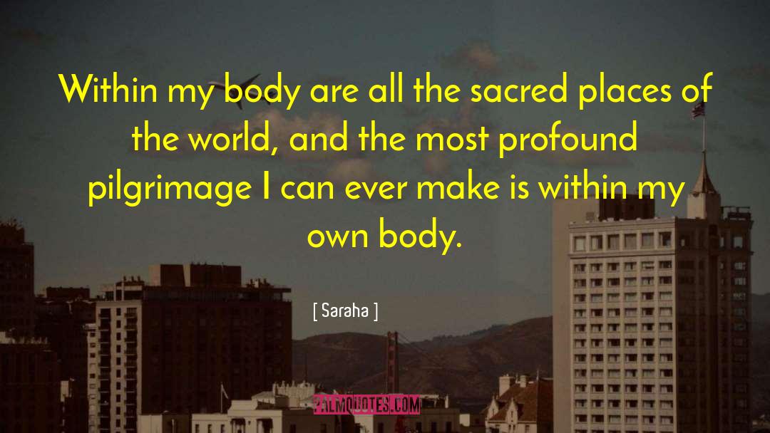 Sacred Masculine quotes by Saraha