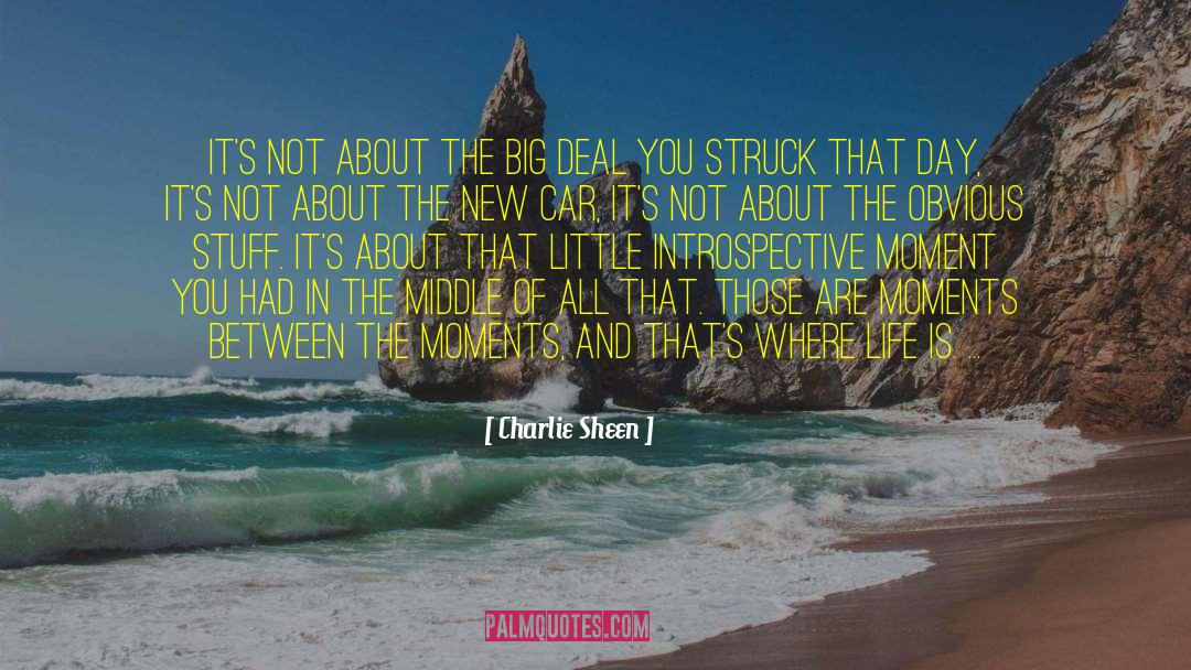 Sacred Moments quotes by Charlie Sheen