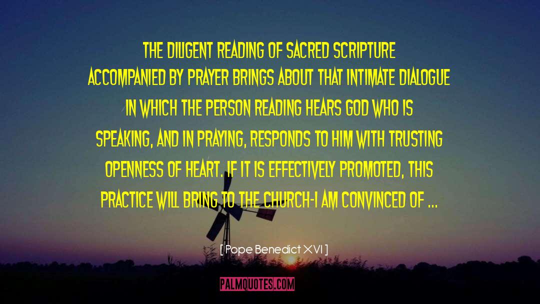 Sacred Scripture quotes by Pope Benedict XVI