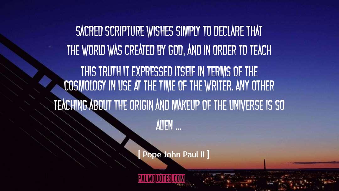 Sacred Scripture quotes by Pope John Paul II