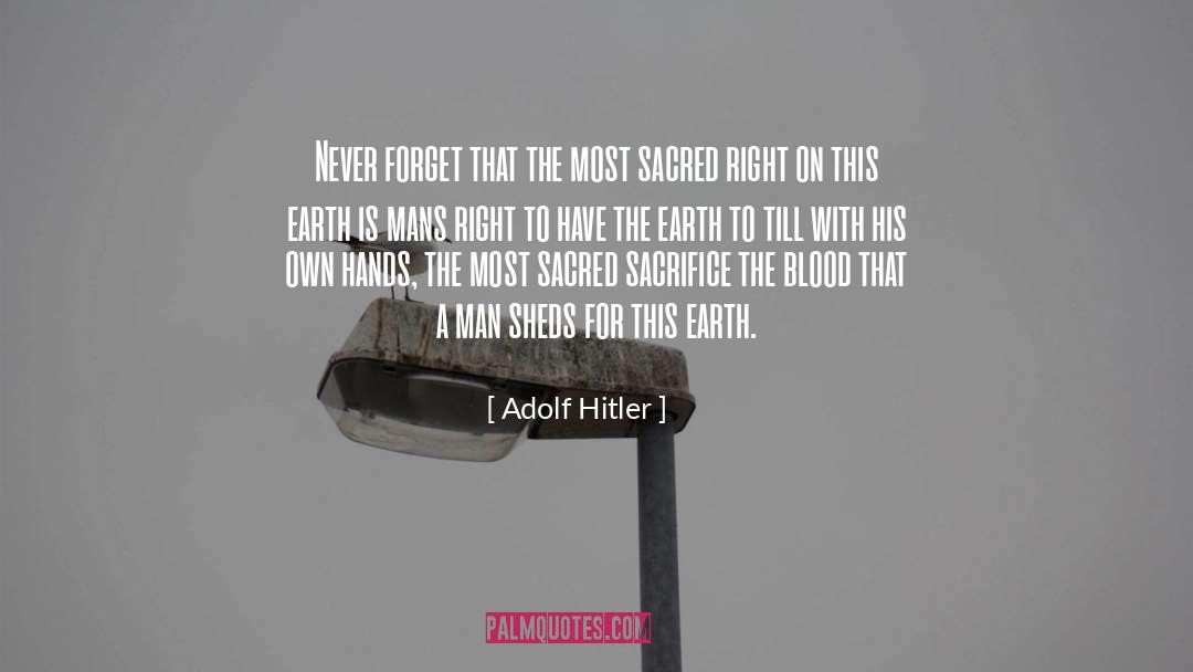 Sacred Sexuality quotes by Adolf Hitler