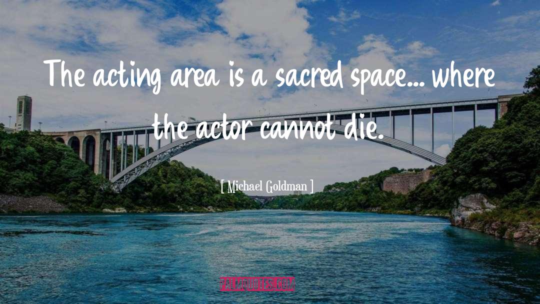 Sacred Space quotes by Michael Goldman