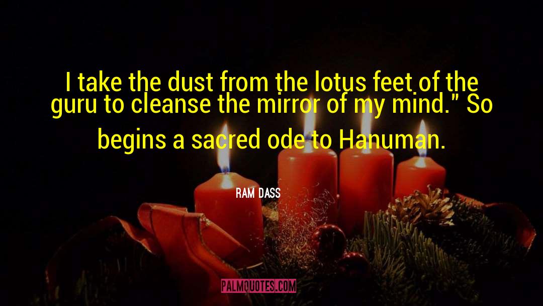 Sacred Space quotes by Ram Dass