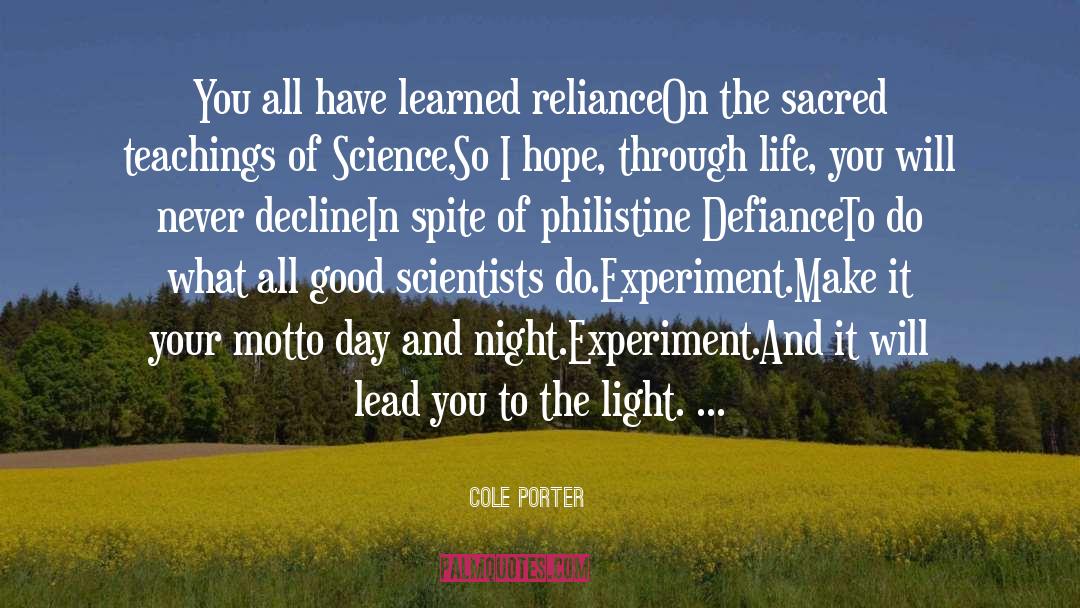 Sacred Teachings quotes by Cole Porter