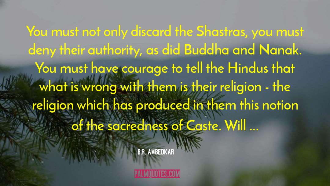 Sacredness quotes by B.R. Ambedkar