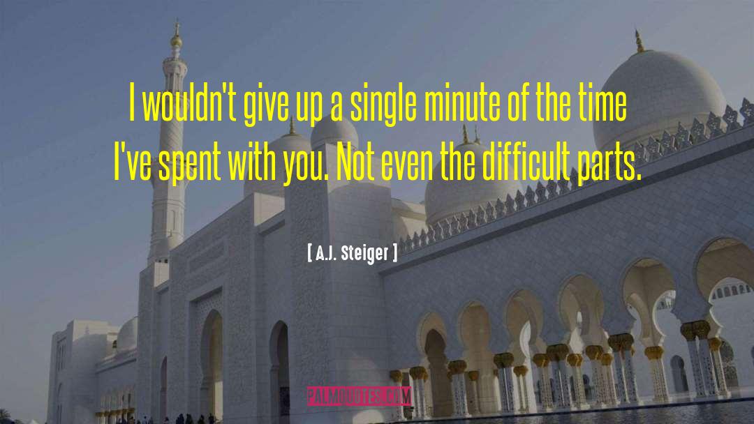 Sacrifice Of Time quotes by A.J. Steiger