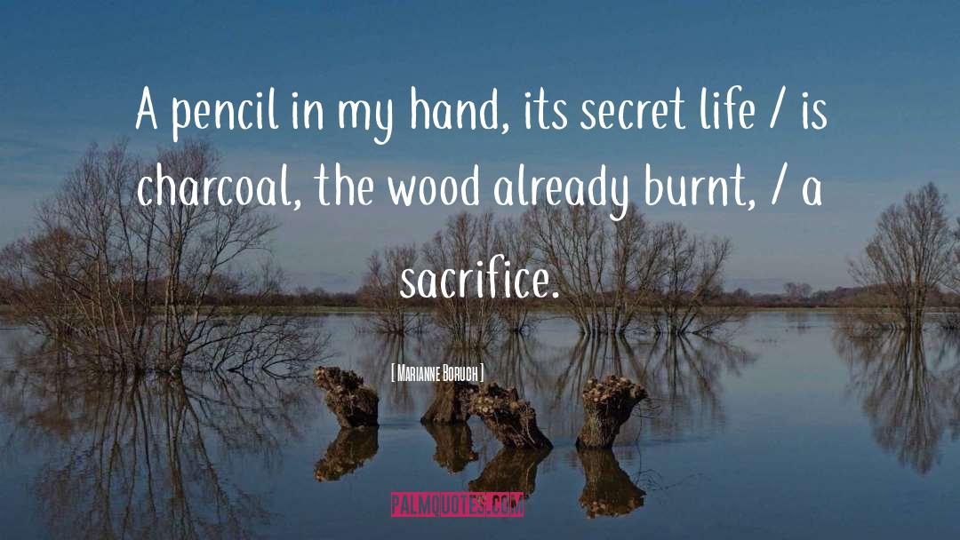 Sacrifice quotes by Marianne Boruch