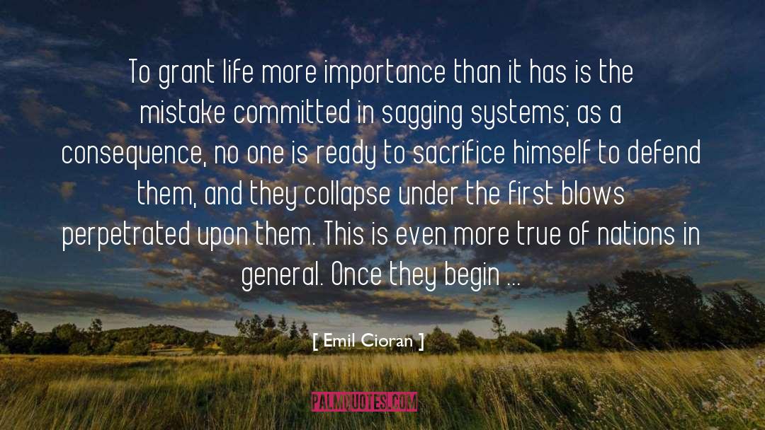 Sacrifice quotes by Emil Cioran