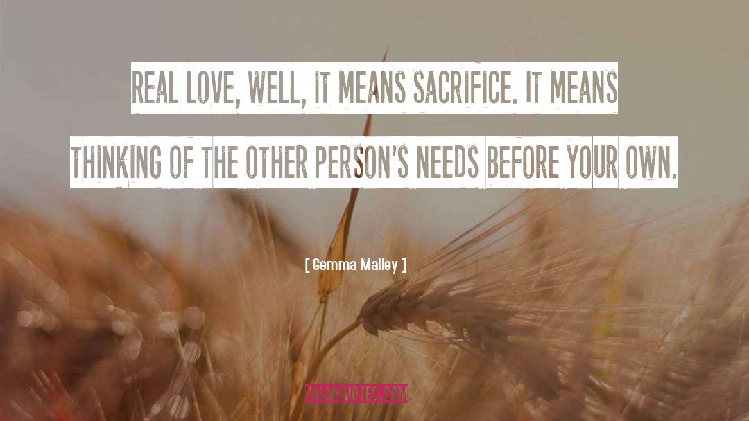 Sacrifice quotes by Gemma Malley