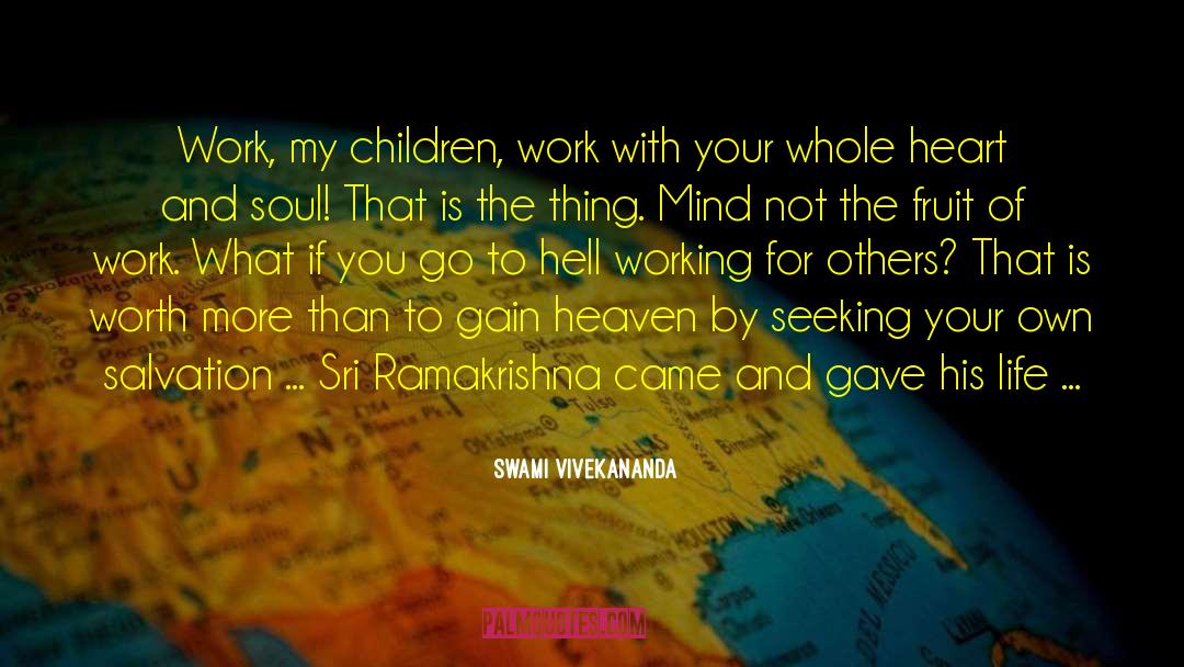 Sacrifice To God quotes by Swami Vivekananda