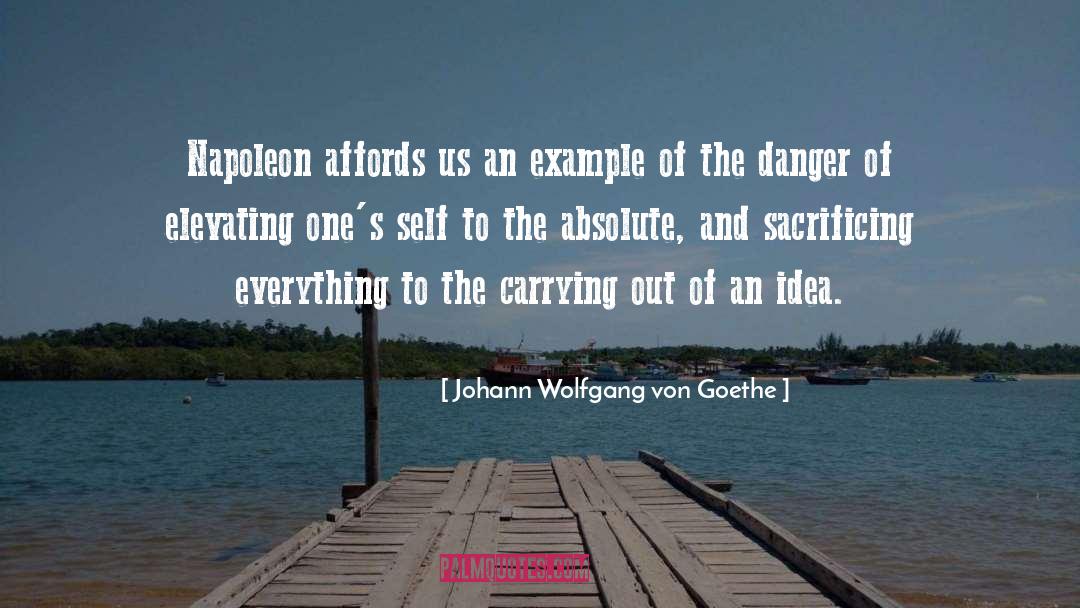 Sacrificing quotes by Johann Wolfgang Von Goethe
