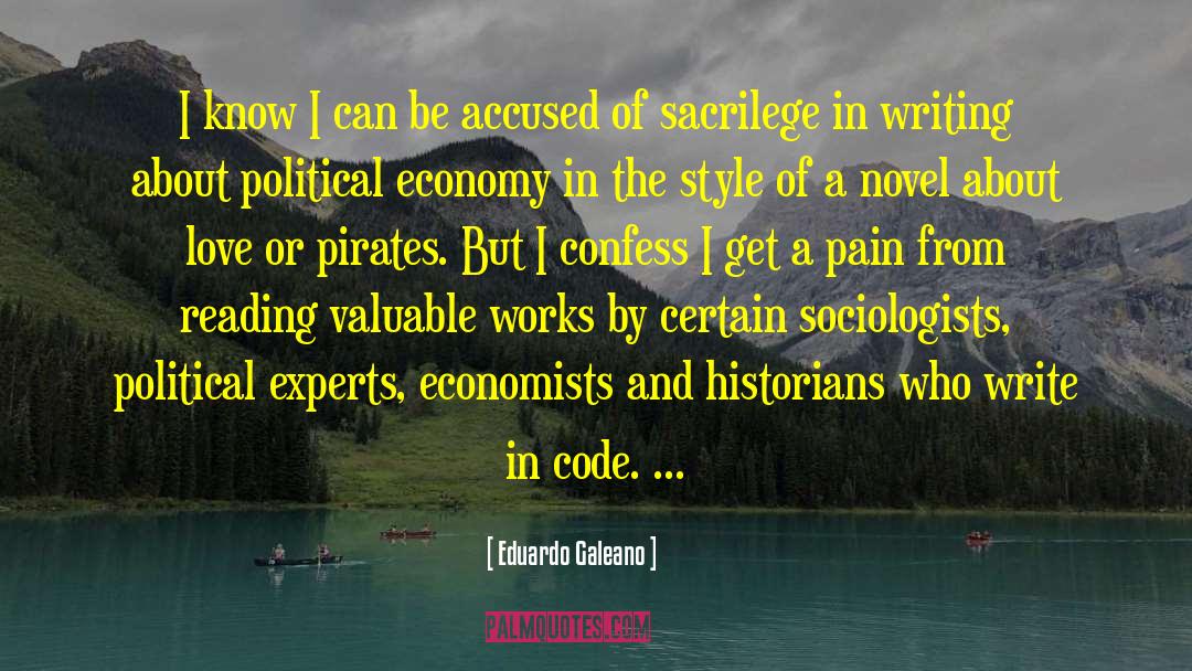 Sacrilege quotes by Eduardo Galeano