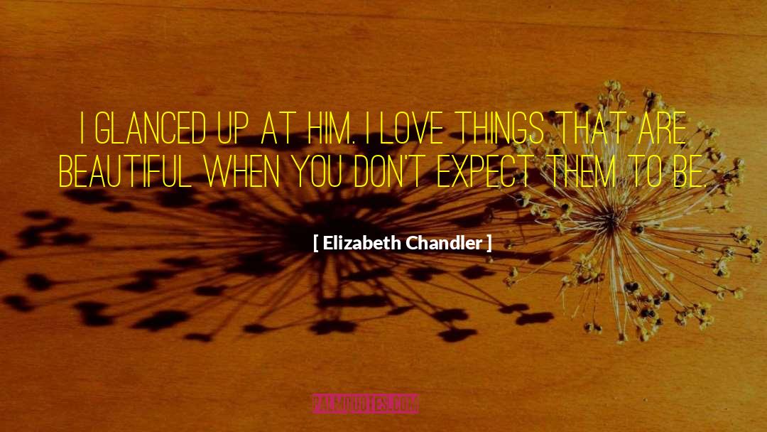 Sad Beautiful Love quotes by Elizabeth Chandler