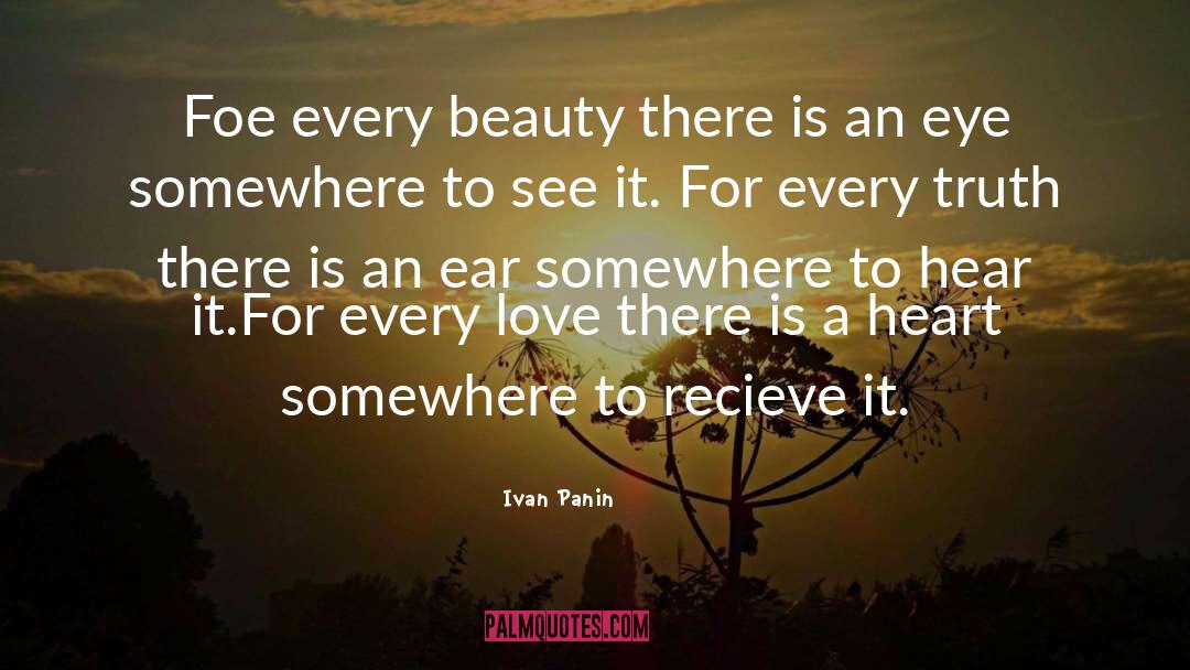 Sad Beauty quotes by Ivan Panin