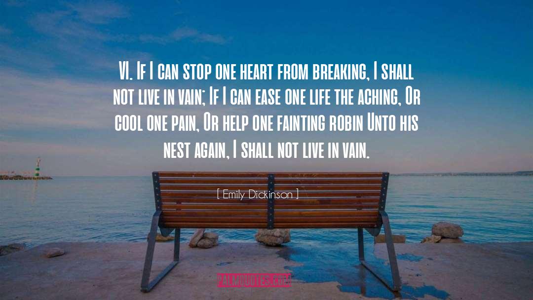 Sad Breaking Heart quotes by Emily Dickinson