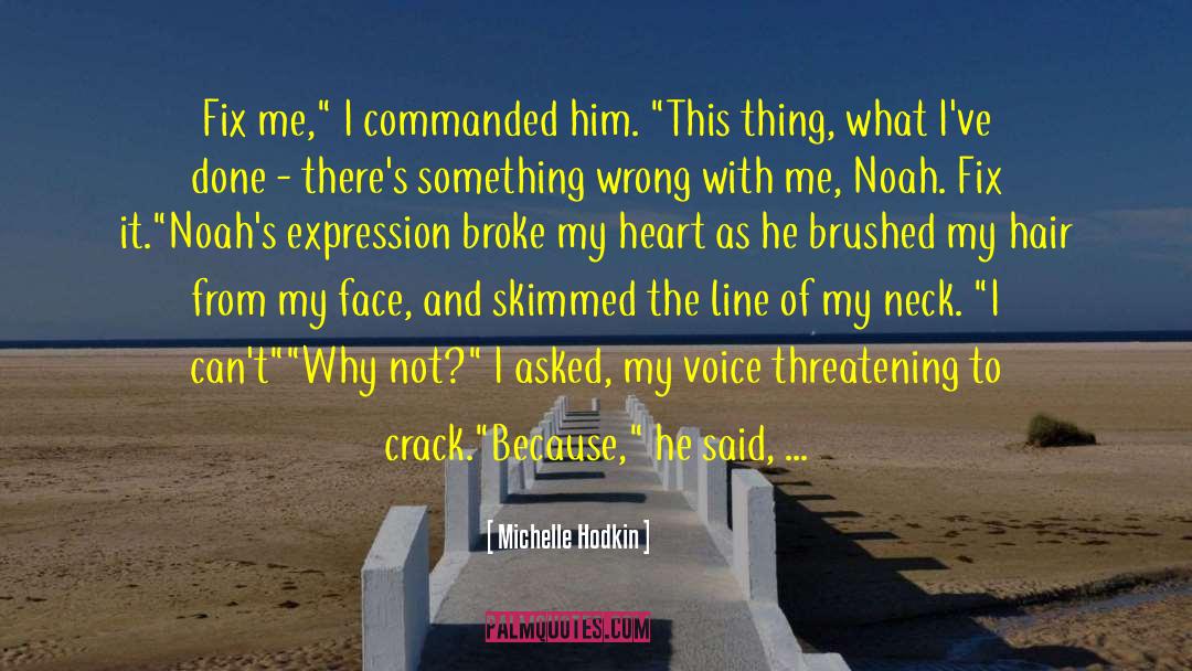 Sad Broken Heart quotes by Michelle Hodkin