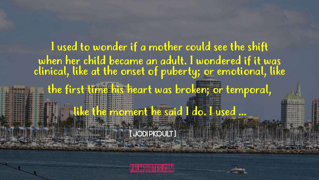 Sad Broken Heart quotes by Jodi Picoult