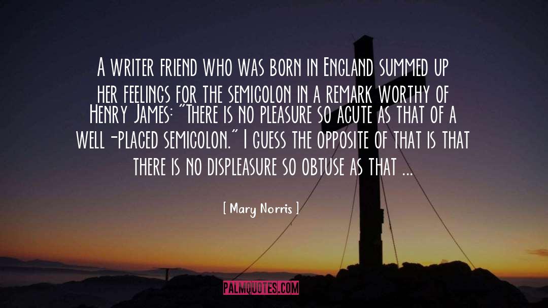 Sad But Interesting quotes by Mary Norris