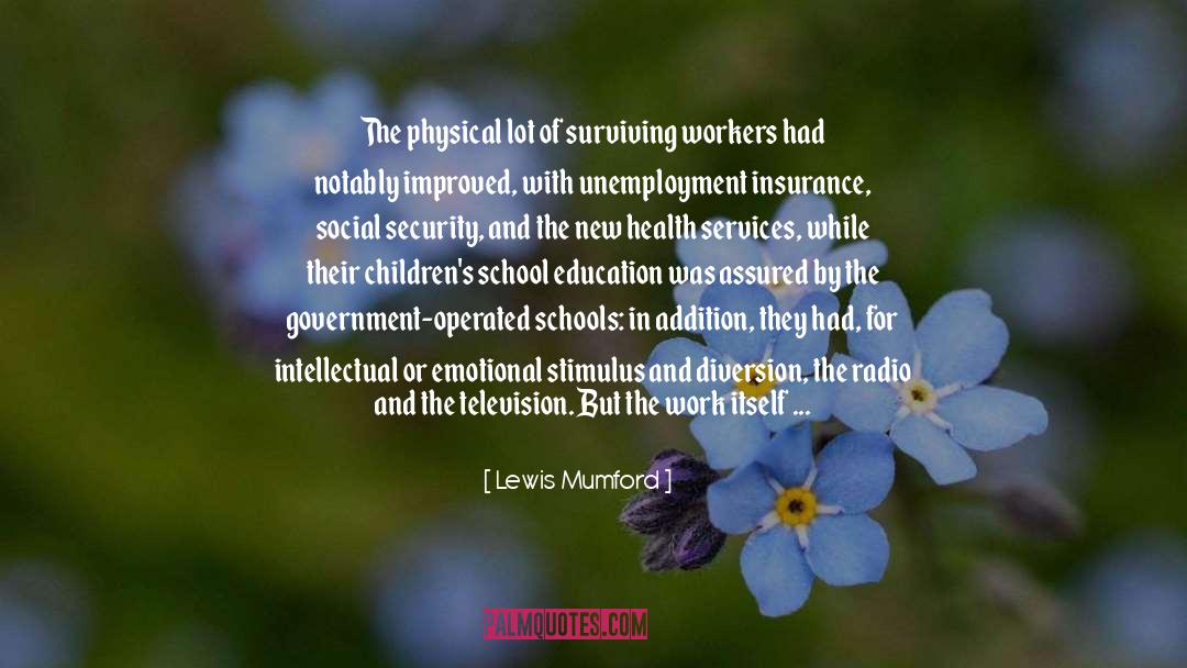 Sad But Interesting quotes by Lewis Mumford
