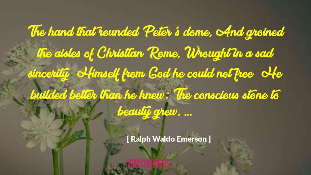 Sad Dream quotes by Ralph Waldo Emerson