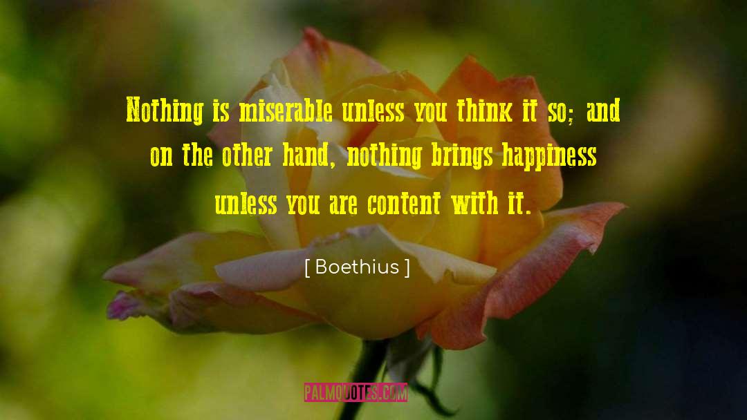 Sad Life quotes by Boethius