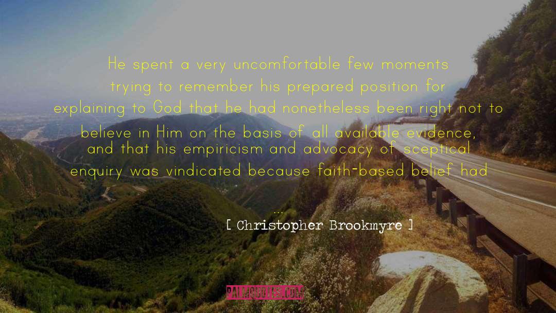 Sad Moments quotes by Christopher Brookmyre