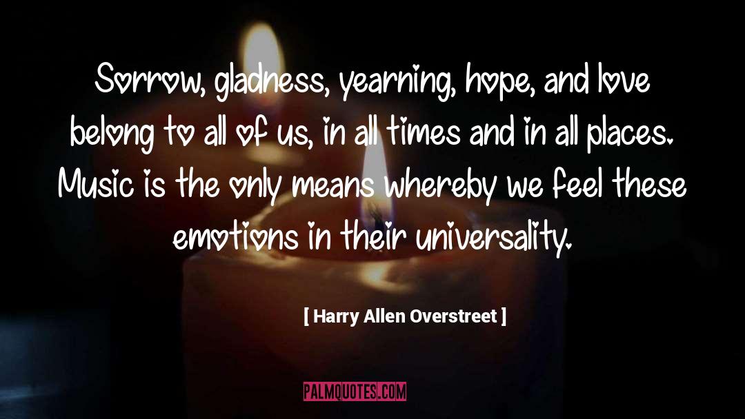Sad Music quotes by Harry Allen Overstreet