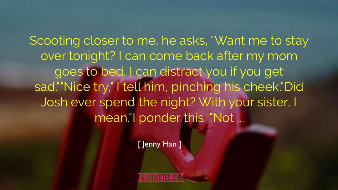 Sad Reminiscing quotes by Jenny Han
