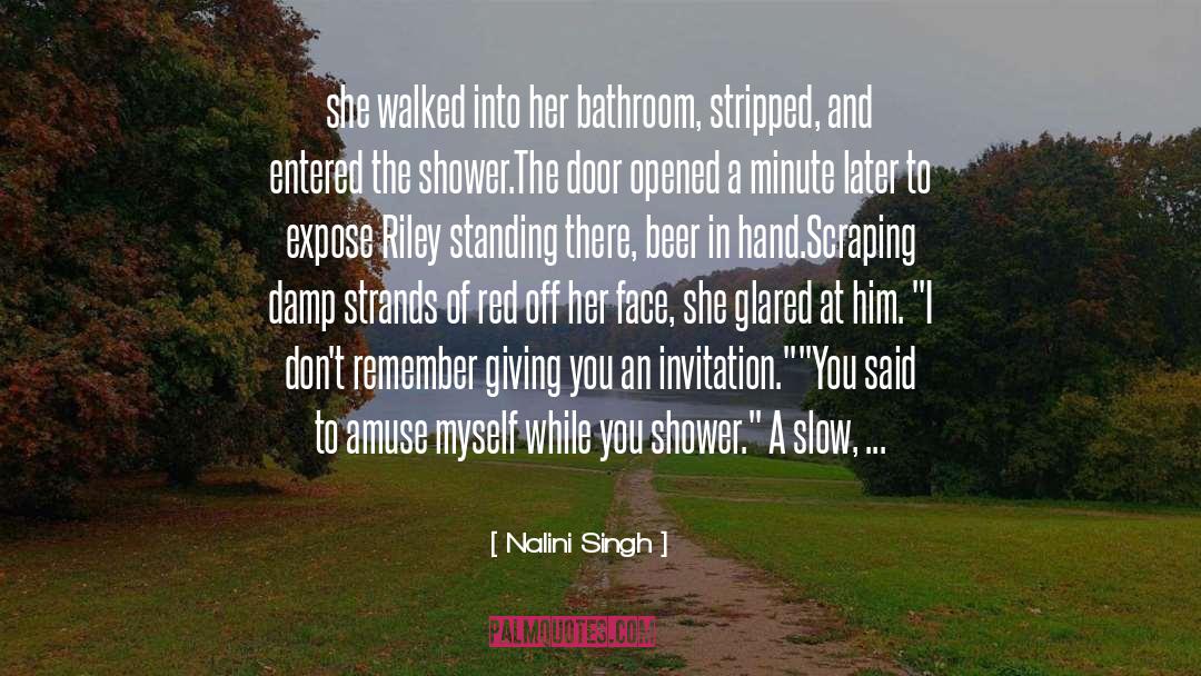 Sad Smile quotes by Nalini Singh