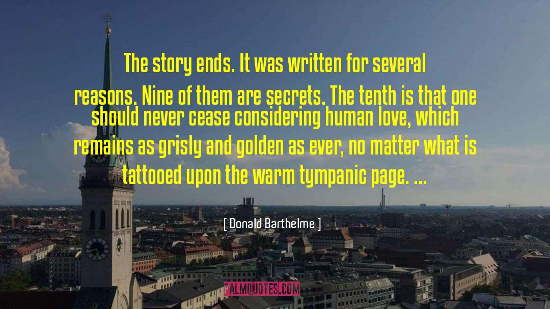 Sad Story quotes by Donald Barthelme