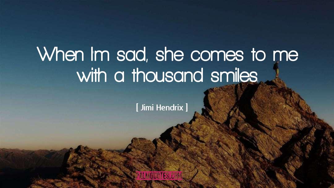 Sad Uzi quotes by Jimi Hendrix