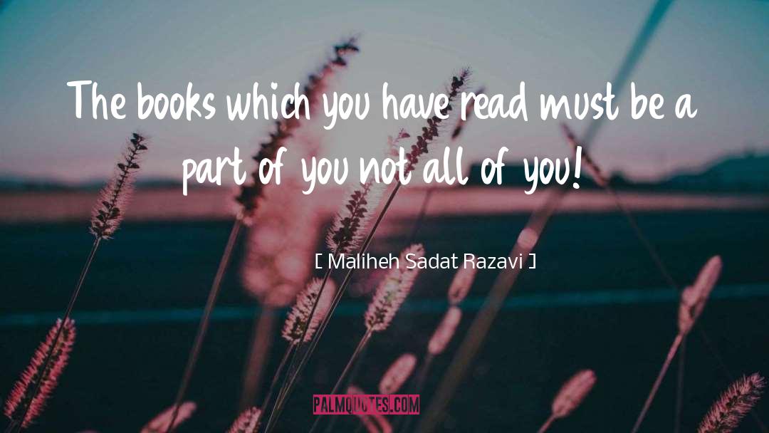 Sadat quotes by Maliheh Sadat Razavi