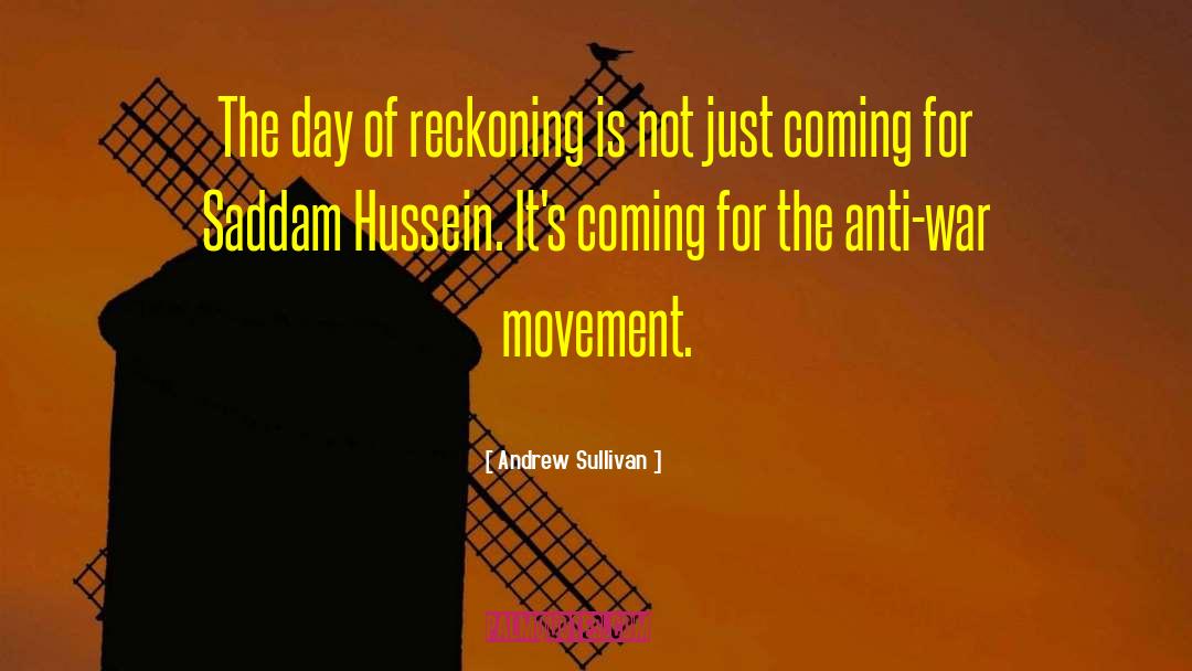 Saddam Hussein quotes by Andrew Sullivan
