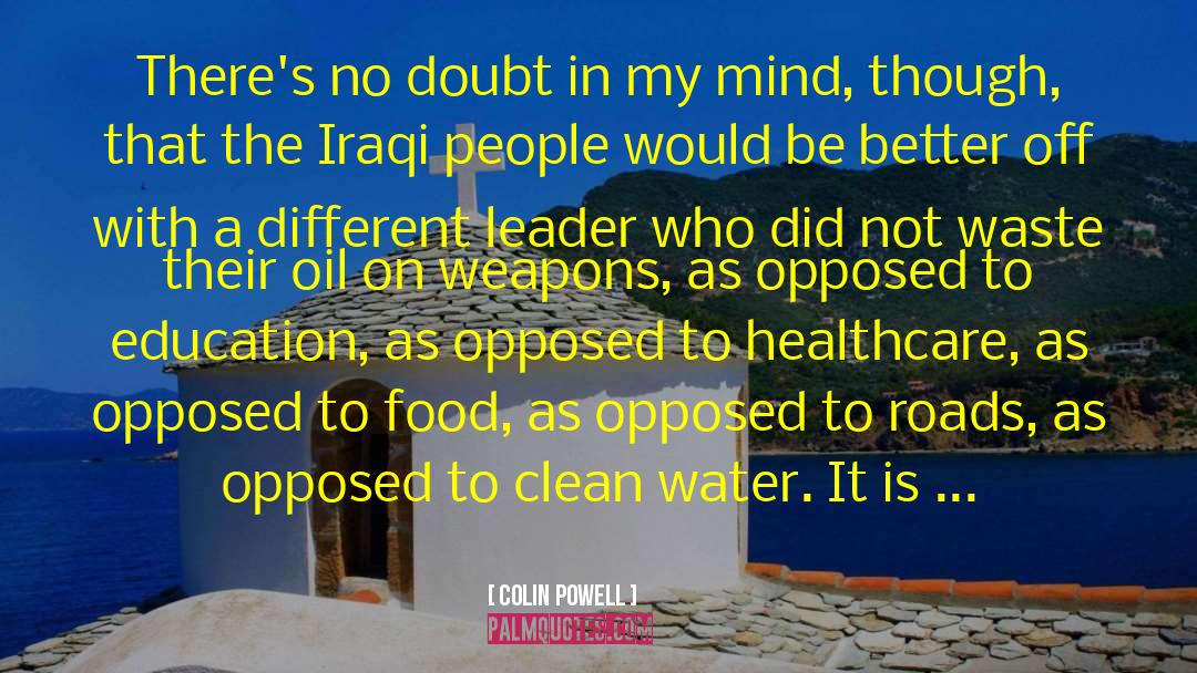 Saddam quotes by Colin Powell