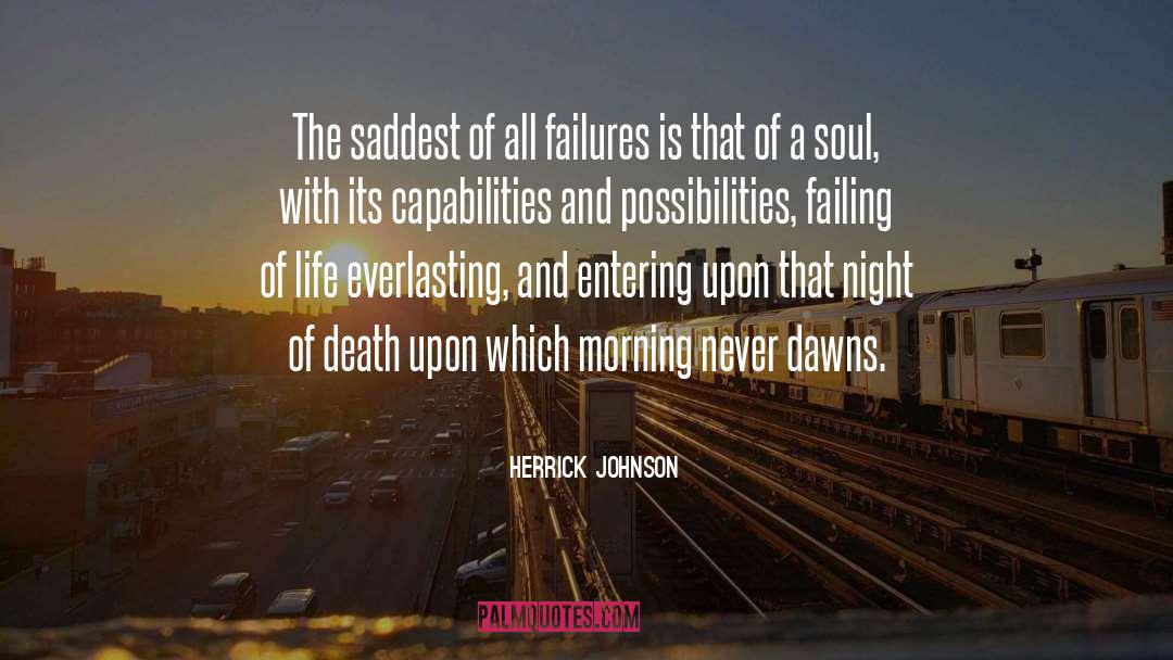 Saddest quotes by Herrick Johnson