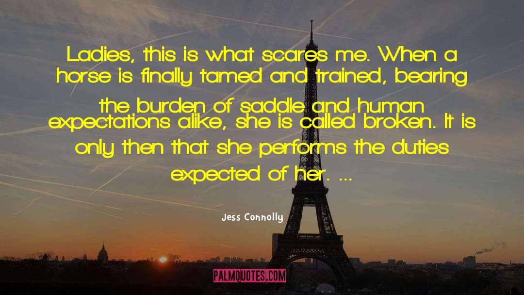 Saddle quotes by Jess Connolly