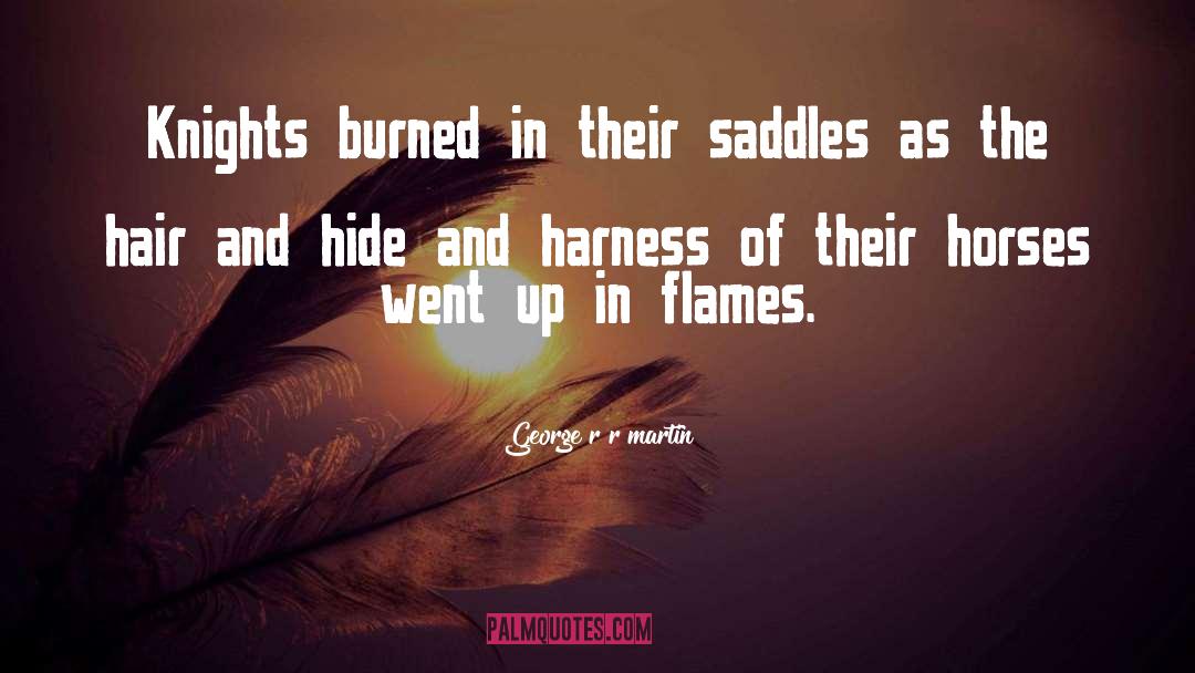 Saddles quotes by George R R Martin