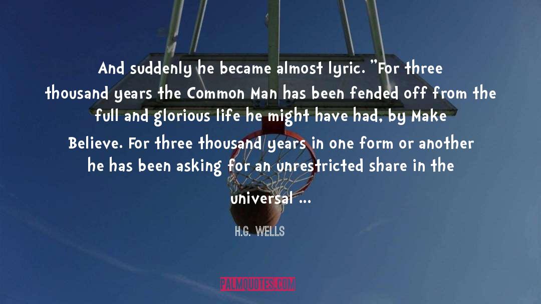 Sade Lyric quotes by H.G. Wells