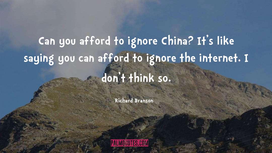 Sadek China quotes by Richard Branson