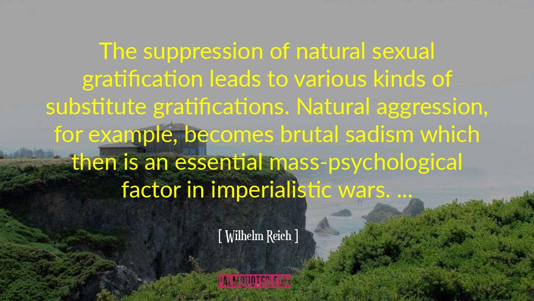 Sadism quotes by Wilhelm Reich