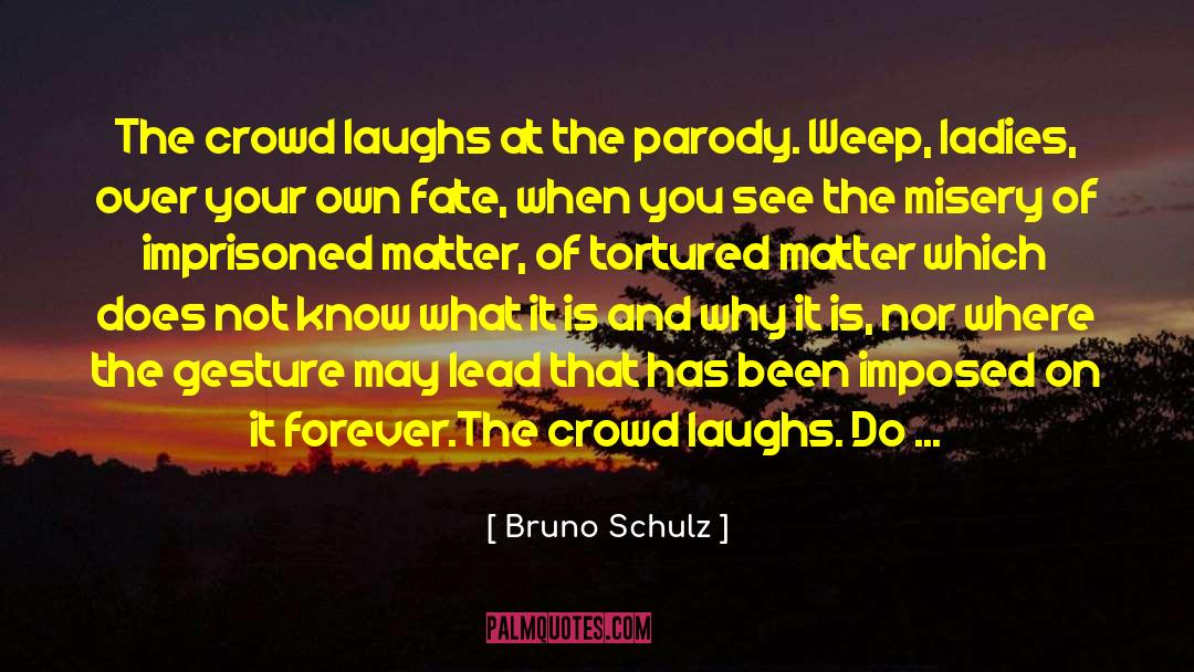Sadism quotes by Bruno Schulz