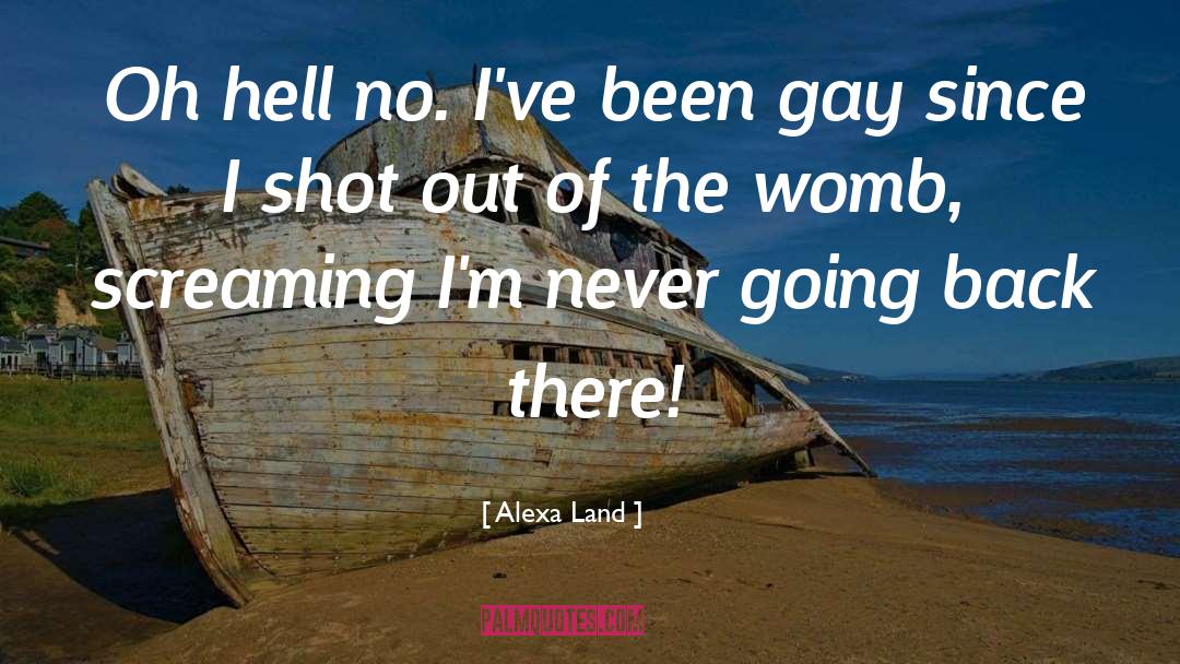 Sadly Gay Land quotes by Alexa Land