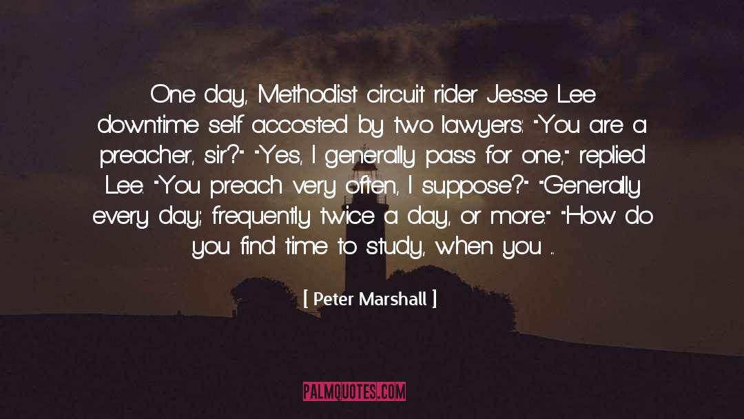 Sadly True quotes by Peter Marshall