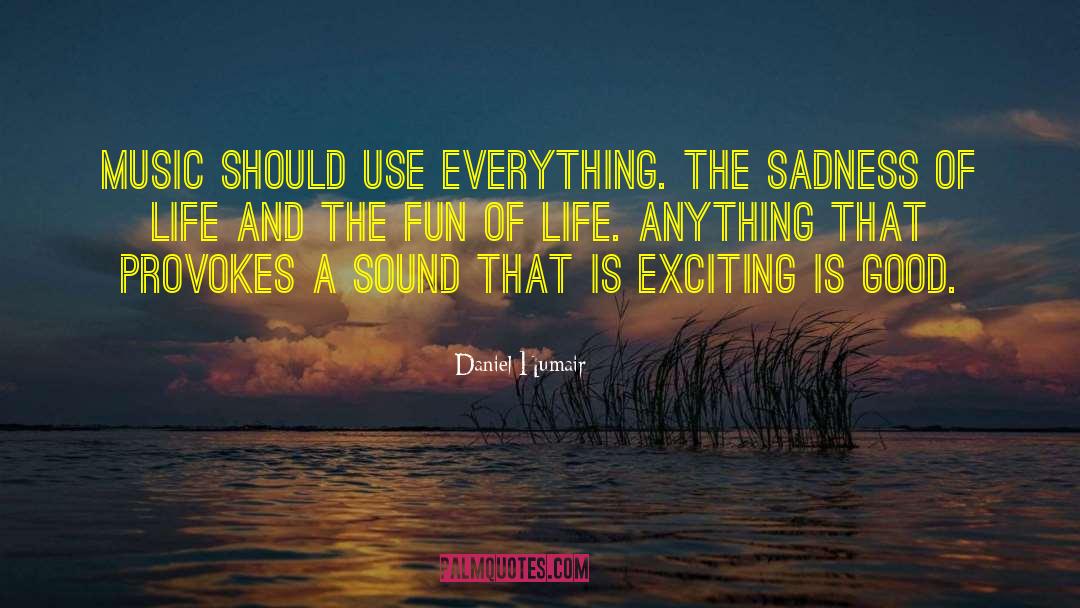 Sadness Of Life quotes by Daniel Humair