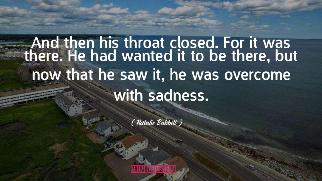 Sadness quotes by Natalie Babbitt