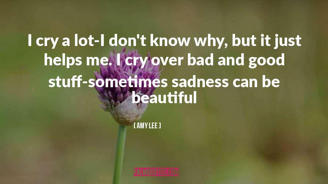 Sadness quotes by Amy Lee