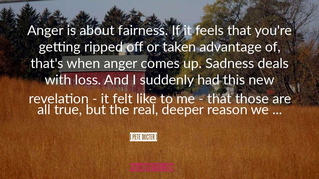 Sadness quotes by Pete Docter